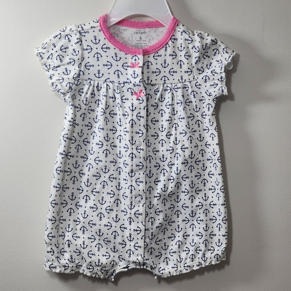 Carter's Romper -Little Anchors 6M